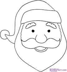Santa's legs are very simple. Images Of Drawing Easy Christmas Cartoon Santa Claus
