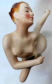 Tänzerin Art-Deco-Figur-Keramik, Hertwig & Co, Katzhütte in Thüringen