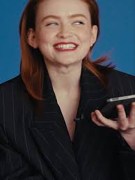 Sadie Sink Getting Her Hair Cut