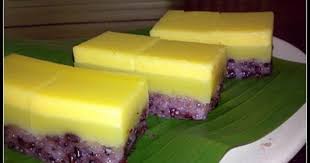 Recipes Today Kuih Talam Pulut Hitam Resep Makanan Hidangan Penutup Makanan Dan Minuman