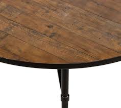 Griffin 27 reclaimed wood end table $ 599. Juno Reclaimed Wood Round Dining Table Pottery Barn