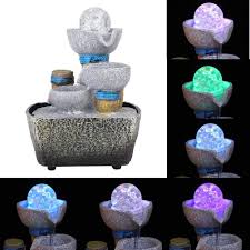 Table top water fountains are fully customizable according to your requirements and preferences. Home Decor Tabletop Fountain Great Gifts For Friends Mini Unique Shape Simulation Desktop Fountain Waterfall Table Ornament For Home Office Hotel Us 110v 1 Indoor Fountains Accessories