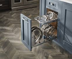 Update your kitchen with our selection of kitchen cabinets from menards. Yorktowne Cabinetry Pull Out Tiered Pots And Pans Organizer