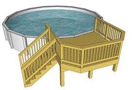 Today, the home owners are trying hard to decorate the swimming structures and systems. Above Ground Pool Deck Plan 10x10 Decks Com