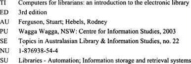 Image result for Reference Libraries Library and Information Science Technical Services Cataloguing Metadata