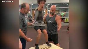 Defining cheating in nascar is as much an art as getting away with an oversized carburetor. Hillside 14 Year Old Tim Bannon Who Has No Arms Goes Viral After Landing 20 Inch Box Jump Abc7 Chicago