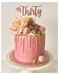 My advice for you on your birthday is to never mind what people say behind your back. 30th Birthday Cake Ideas Rose Gold Novocom Top