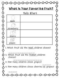 tally charts and bar graphs