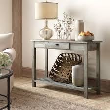 Brayden Studio Leyland 84 Solid Wood Console Table Wayfair Ca In 2020 Farmhouse Console Table Console Table Wood Console