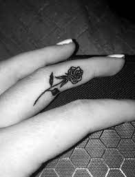 Colorful finger click word tattoo. 50 Beautiful Finger Tattoo For Women For Creative Juice