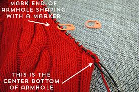 How to knit in a set in sleeve from the top down, this will look nice but also omit the sewing of the sleeve to the body of the sweater. How To Knit Seamless Set In Sleeves From The Top Down By Gum By Golly