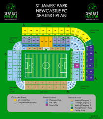 st james park newcastle fc seatradar com