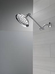 High sierra showerheads solid shower head extender features: Bell Shower Head With Adjustable Arm Extender 75372 Delta Faucet