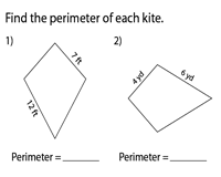 Recall that parallelograms were quadrilaterals whose opposite sides were parallel. Perimeter Of Kites Worksheets