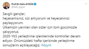 Ösym yks sınav sonuçlarının açıklanacağı tarihi duyurdu. 2020 Yks Tyt Ayt Yerlestirme Sonuclari Ne Zaman Aciklanacak Yks Yerlestirme Sonucu Tarihi Belli Oldu Mu Haberler