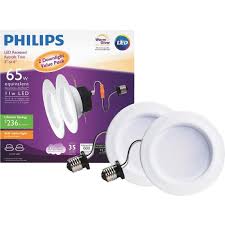 Buy Philips Warm Glow Retrofit Led Recessed Light Kit 5 In 6 In White