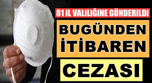 Maske Takmamanin Cezasi Yarindan Itibaren Cezasi 900 Tl 2020 Maskeler Radyo Kolluklar
