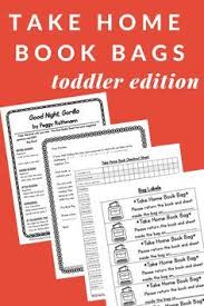 Toddler Take Home Li Family Literacy Family Literacy Activity Literacy Bags