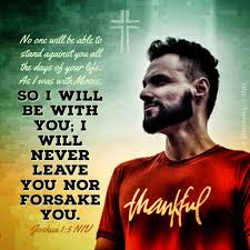 God commands our confident trust in him. Will Never Leave You I Live For Jesus