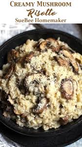 Creamy Mushroom Risotto Suebee Homemaker Recipe Mushroom Risotto Stuffed Mushrooms Risotto Recipes