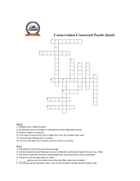 Whether you're a novice or a pro. Crossword Conservation