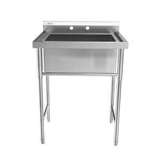 What a great sink this would make in either a kitchen or a bathroom! Utility Sink Stainless Steel 30 For Laundry Room Tub Slop Sink Laundry Utility Sinks Tools Home Improvement Olharcidadao Com Br