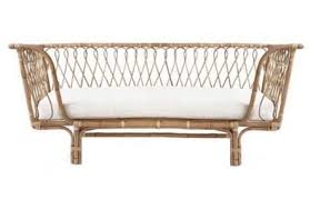 A wicker sofa like the lucara, for example, could be made from synthetic rattan (like this particular style is), natural rattan, bamboo, cane, or any other suitable material and still qualify as wicker due to its construction. Esme Natural Rattan Day Bed Rattan Daybed Rattan Day Bed Rattan Bed