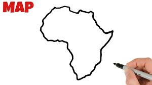 Use the map contours library africa to design thematic maps using the conceptdraw diagram diagramming and vector drawing software. How To Draw Africa Continent Map Drawing Youtube
