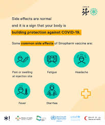 Similar to the johnson & johnson's vaccine, this is a carrier vaccine, made from a modified version of a harmless adenovirus. Health Protection Agency Auf Twitter Side Effects Of Sinopharm Vaccine Some People May Experience Side Effects After Vaccination It Is A Normal Reaction As The Body Responds To It By Building