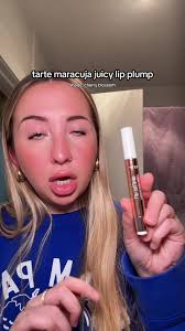 i cant be a hater any longer #tartecosmetics #tarte #maracujajuicylipplump  #makeup #fyp #foryoupage