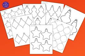On this page you'll find 54 sets of printable tag templates (that's . 13 Free Printable Christmas Ornament Templates The Artisan Life