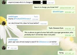 Which deez nuts joke are you. The Wolf Of All Streets On Twitter I Just Dropped A Perfect Deez Nuts Joke On Leodicrypt0 On Telegram Which Was Met With Crickets Because I Am The Only Person On Crypto