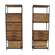 The first bookcase was built a few years ago when we were living in an apartment so it naturally couldn't be that large. 84 Off Recycled Brooklyn Recycled Brooklyn Custom Bookshelves With Drawers And Wicker Basket Storage