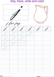 In my part of the us, i think they have even stopped teaching it in elementary schools altogether. How To Write A Lowercase J In Cursive Best Letter Cursive