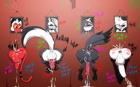 Angel Dust Hazbin Hotel and Loona Helluva Boss Femboy Cum Penis Futa < Your  Cartoon Porn