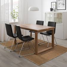 Morbylanga Volfgang Tisch Und 4 Stuhle Braun Bomstad Schwarz Ikea Osterreich Ikea Table Chair