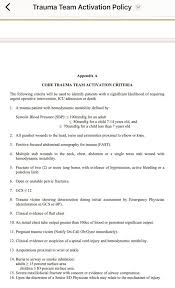 Image result for Trauma Team Activation