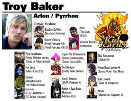 Kid Icarus Uprising Part 9 Voice Actor Spotlight Troy Baker Arlon Pyrrhon