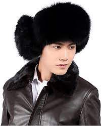 New Ursfur Fox Fur Trapper Hats Womens Wrap Scarf Bomber Hat