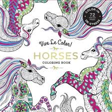 You might also be interested in coloring pages from space & astronomy category. Vive Le Color Horses Adult Coloring Book Paperback Abrams
