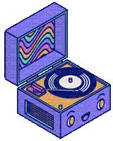 Record Player Vinyl, music , vinyl , turntable , record , day , trippy ,  psychedelic - Free animated GIF - PicMix
