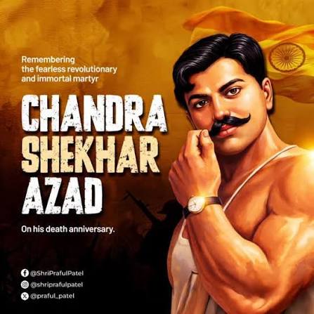 Chandrashekhar Azad was among the bravehearts of our freedom movement who chose martyrdom over surrender, walking the path of revolution so that India could be free from the shackles of slavery., On ...