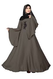 Dec 17 2017 explore nishath javed s board burqa on pinterest. Justkartit Women S Stone Color Fashionable Plain Nida Umbrella Abaya Burka With Chiffon Hijab Jsdc 2979210