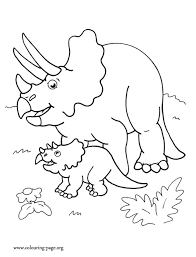 They come from our books on the geologic eras and periods. Look Here Is A Triceratops Dinosaur Mother And Her Cute Baby Enjoy This Awesome Dinosaurs Color Dinosaur Coloring Pages Baby Coloring Pages Dinosaur Coloring