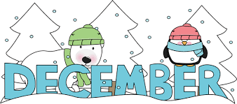 Month Of December Winter Scene Calendar Pictures Clip Art Arts Month