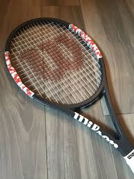 Grigor Dimitrov S Custom Wilson Tennis Racket Tennis Racket Tennis Rackets