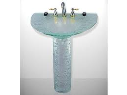 pedestal glass sinks cbd glass
