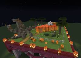 How to build a minecraft house: Skeleton Horses And Pumpkin Block Pie A Halloween Minecraft Build Off Event