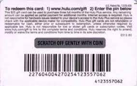 That means you'll earn unlimited rewards for things such as ordering in, dining out, seeing concerts, streaming movies and shopping for groceries. Gift Card Huluplus Hulu Plus United States Of America Hulu Plus Col Us Hulu 002