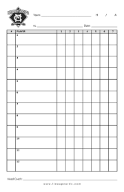 Rawlings bats are designed with the elite athlete in mind. Custom Recreational Softball League Lineup Cards 4 Part Lineup Cards With Logo